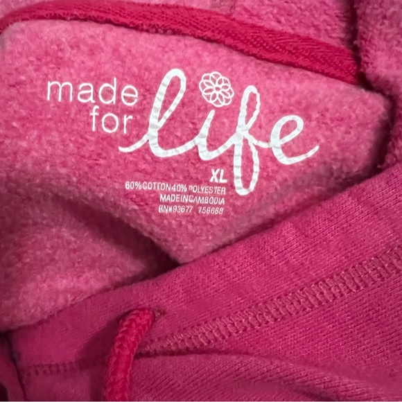Made For Life Pink Hoodie - Picture 4 of 4